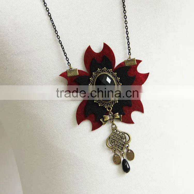 MYLOVE Brand Colourful butterfly chain metal alloy sweater necklace MLSC28