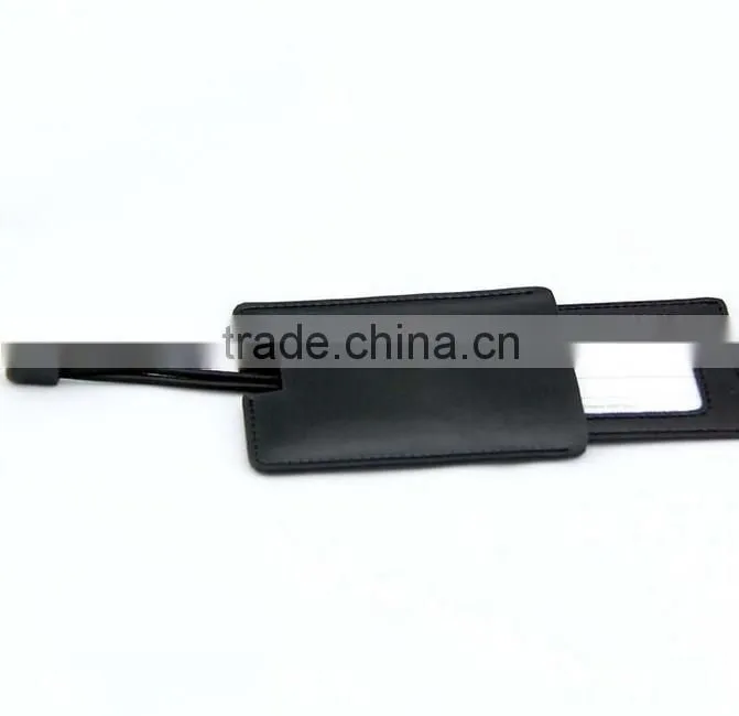 Top selling custom leather luggage tag China manufacturer