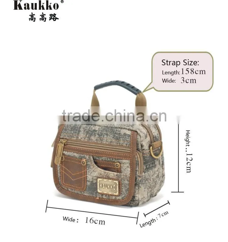 High Density Cotton Canvas Bag Boy Cycling Waist Bag for Men