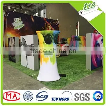 100poyester knit white dispaly fabric for UV printer