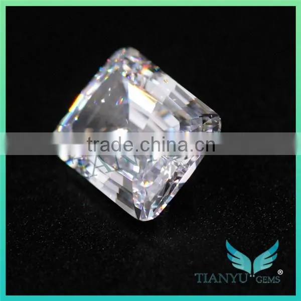 Wholesale Artificial Zircon Gems Stone White Pagode Cushion Cut Loose Cubic Zirconia Price