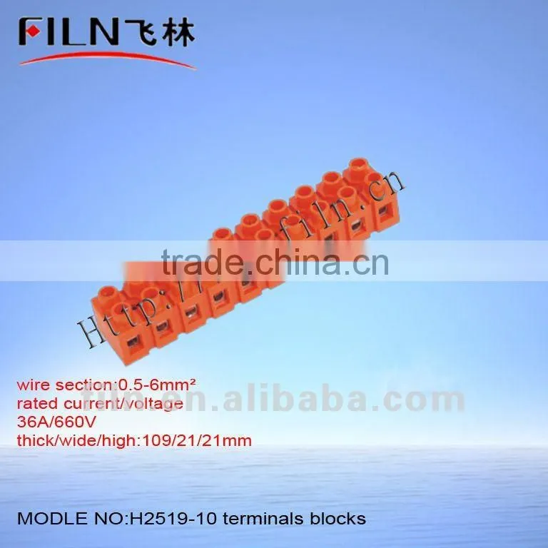 H2519-3 pin header terminal block