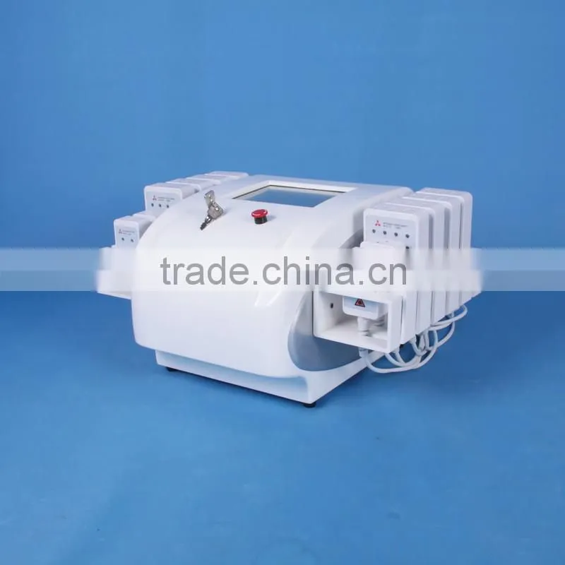 12 pads diode laser effective fat removal lipo laser 650nm 980nm mitsubishi lipo laser machine for sale
