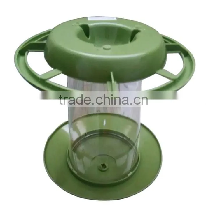 Wholesale Details about HANGING BIRD FEEDER outdoor plastic round house patio deck seed container food
