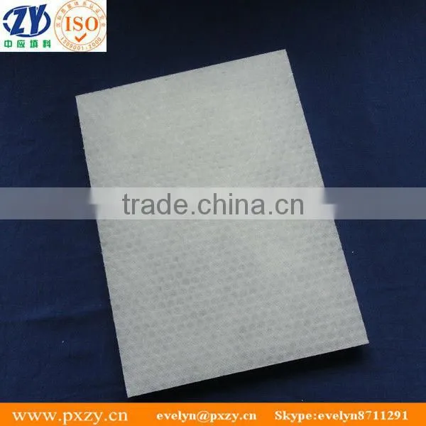 Plastic honeycomb sheet