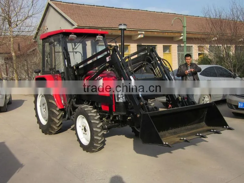 55hp tractor with front end loader and backhoe