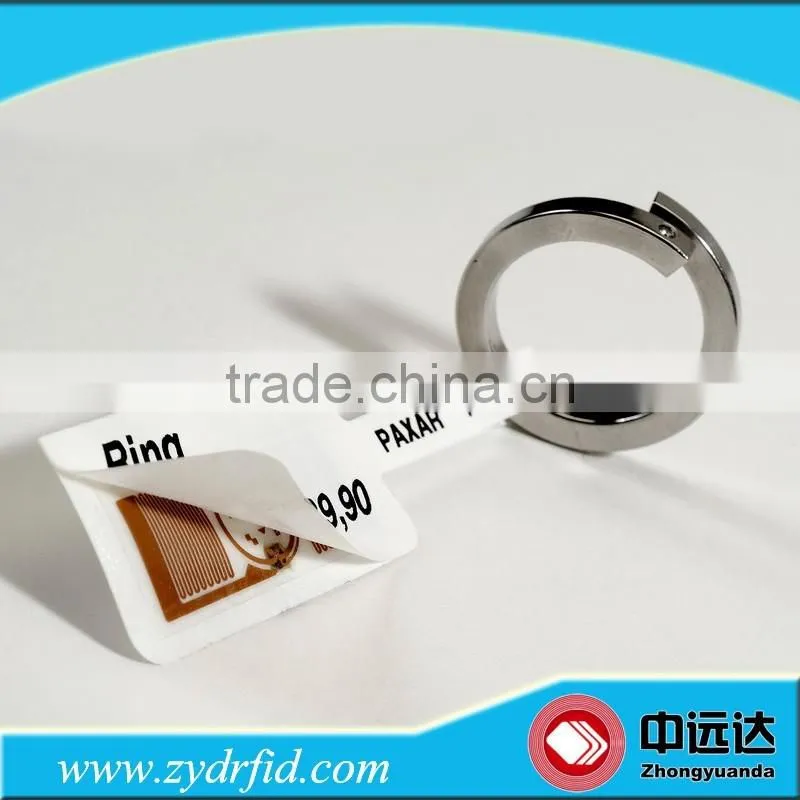 HF ISO 15693 RFID tag label RFID custom printed jewelry tags