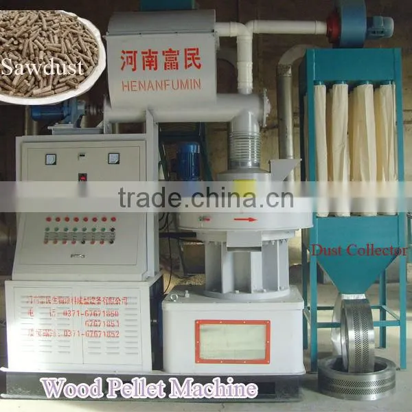 High efficiency machines for make wood pellet