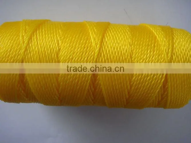 z-twist 3-strand twisted PE color rope