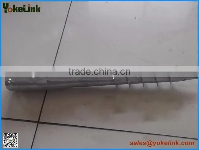 Carbon steel Ground Screw Anchor For Fence