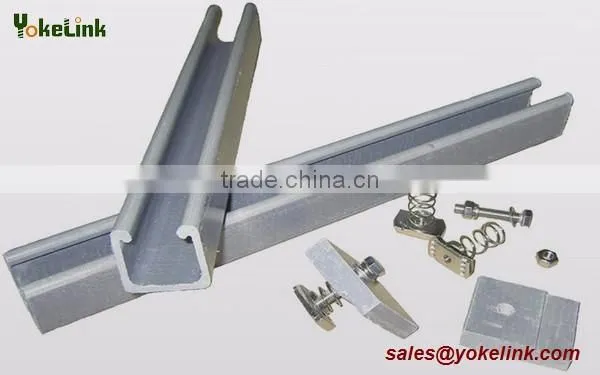 Galvanized Channel Nut with Plastic Wing For solar mounting system M8,M10,M12