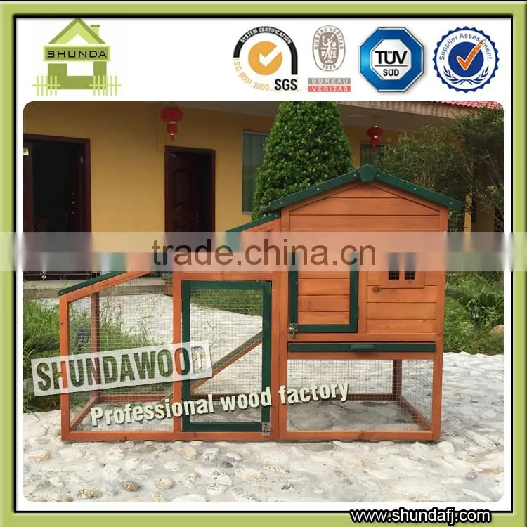 SDR024 Cheap Rabbit Cage Outdoor wooden rabbit house