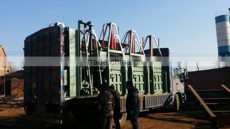 YC-10T hydraulic vertical baler press used for Herbal,mini hay baler