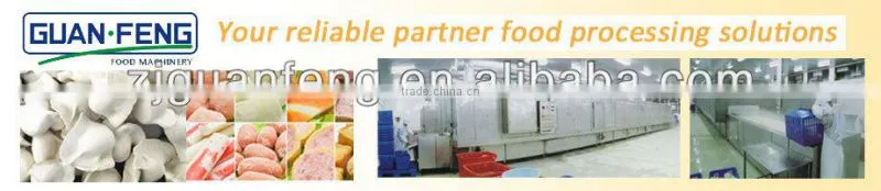 Food processing machinery fast freezing machine tunnel freezer