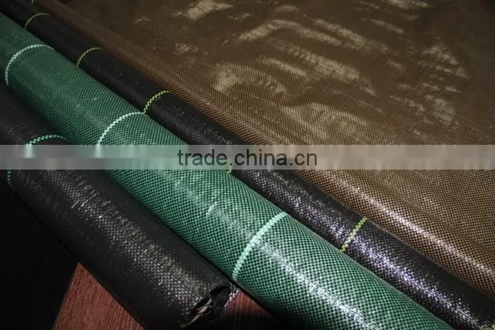 woven agricultural weed mat