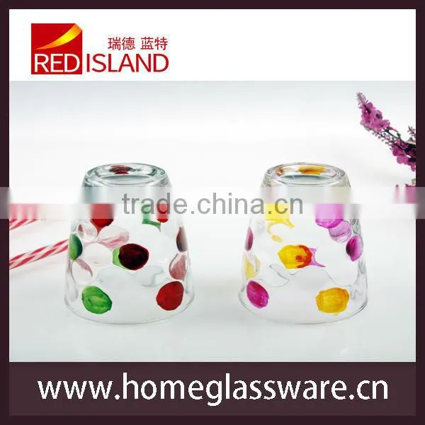 colored glass water cup drinkware barware