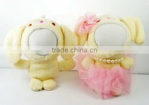 10cm Sublimation DTY 3D Couple Photo Face Doll with Wedding