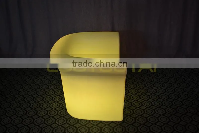 High-grade illuminated led bar furniture battery opertaed remote control led bar sofa LTT-SA07