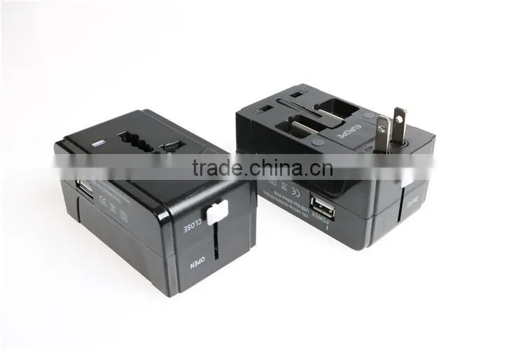 World cup 2016 promotion item unviersal to Germany France Euro uae Barzil plug adapter Germany travel with USB