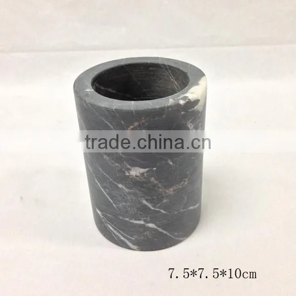 home decoration marble homewares black forest candle jar candle holder stone
