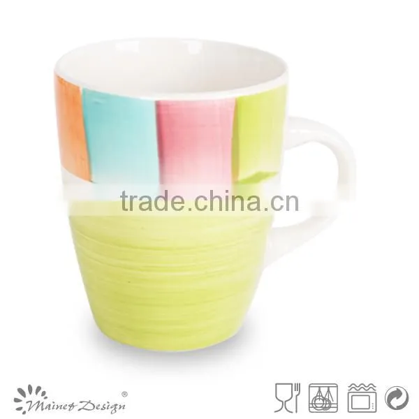 handpainted 12oz fine personalized eartherware mugs