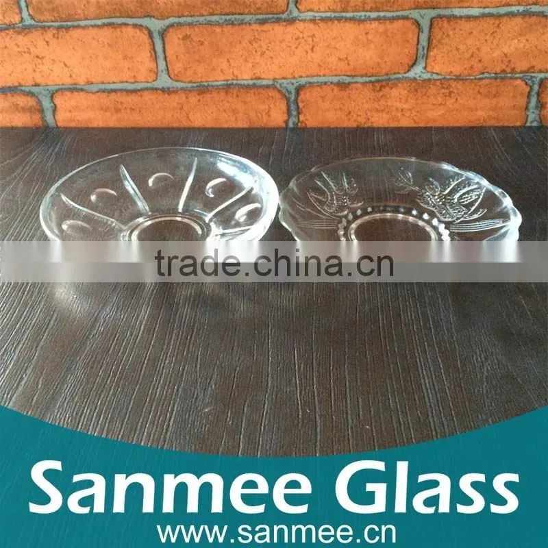 Mini Cheap Price Fruit/Melon Seeds Glass Decorative Plate