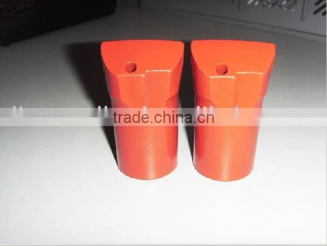 drop center button bit for pneumatic rock drilling