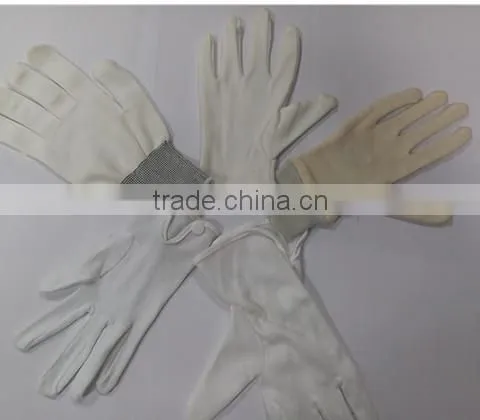 DDSAFETY 2017 Light Medium Weight Cotton Inspector Parade Gloves