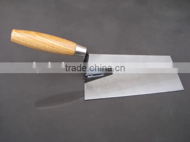 construction tools bricklaying trowel with wooden handle brick trowel