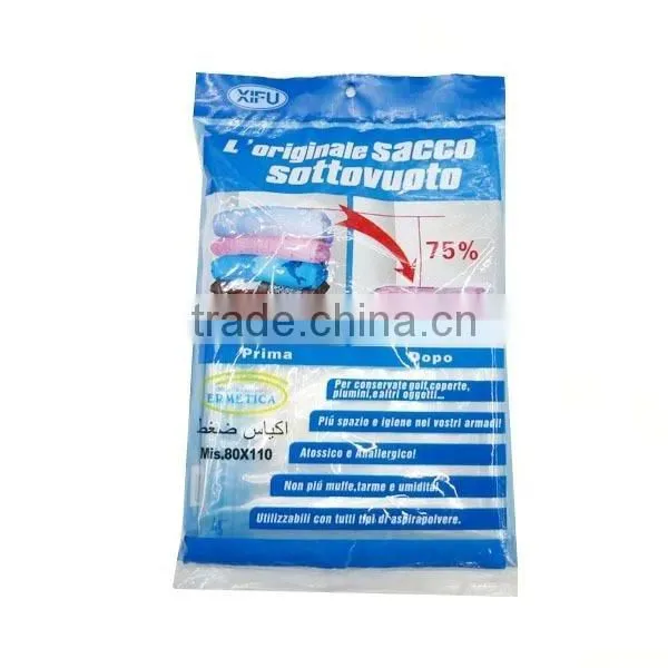 Vacuum Compressed Bag For Clothing Space Saving Bag