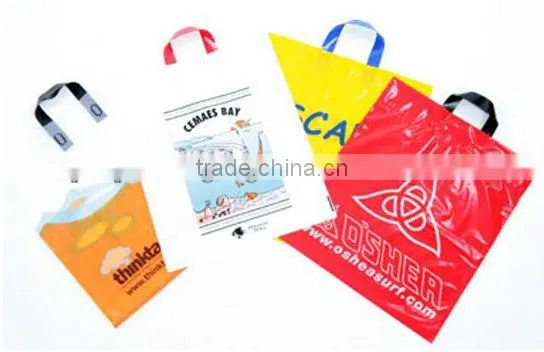 Environmental plastic T-shirt bag for shopping