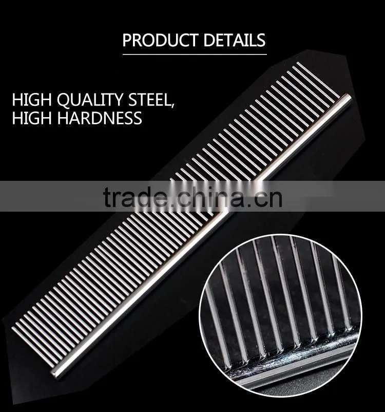 Dog Comb Pet Comb Metal Lice Comb For Grooming