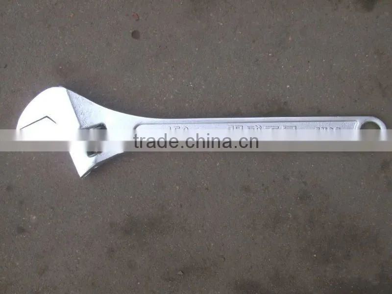 24"*600mm European type chrome plated adjustable wrench
