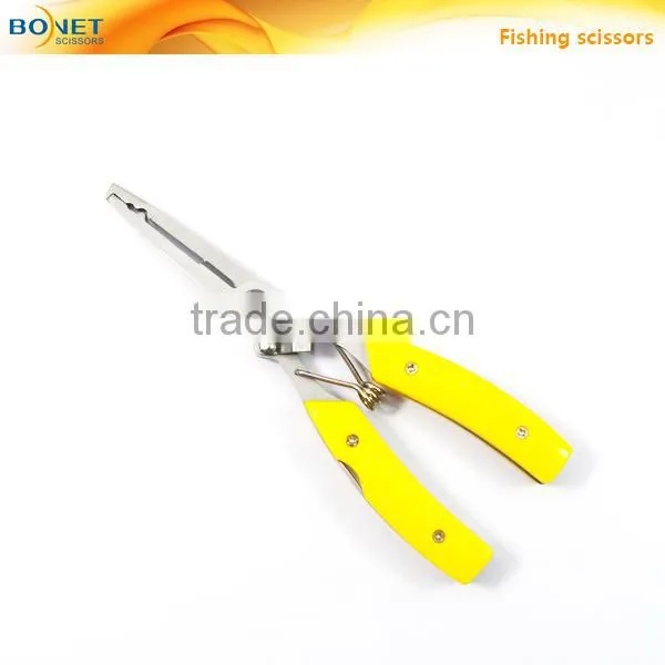 S91006 FDA qualified 6-1/2" curved Stainless Steel fish cutting scissors