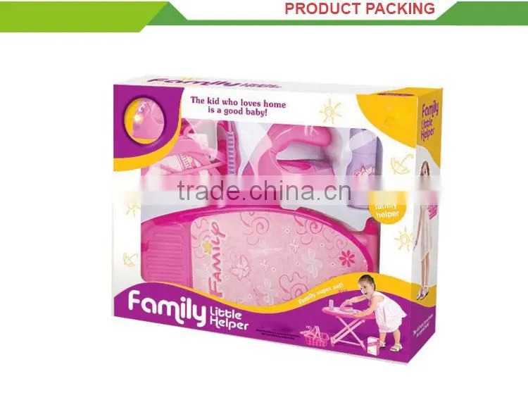 Best sale girl pretend little electric toy funny ironing board covers