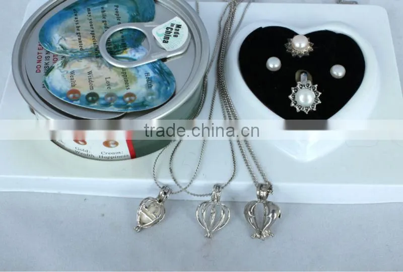 Wish pearl and love pearl gift jewelry (beige) English version