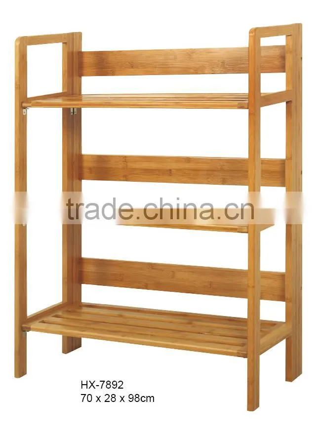 2015 new bamboo storage shelf/bamboo toy storage shelf/bamboo display shelf