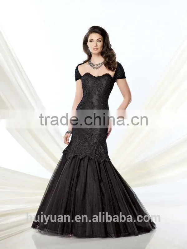 sexy long strap satin lace evening party dress for women