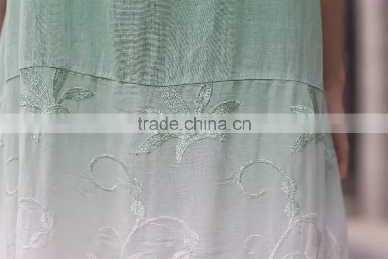 women's gradient summer dress sleeveless dress