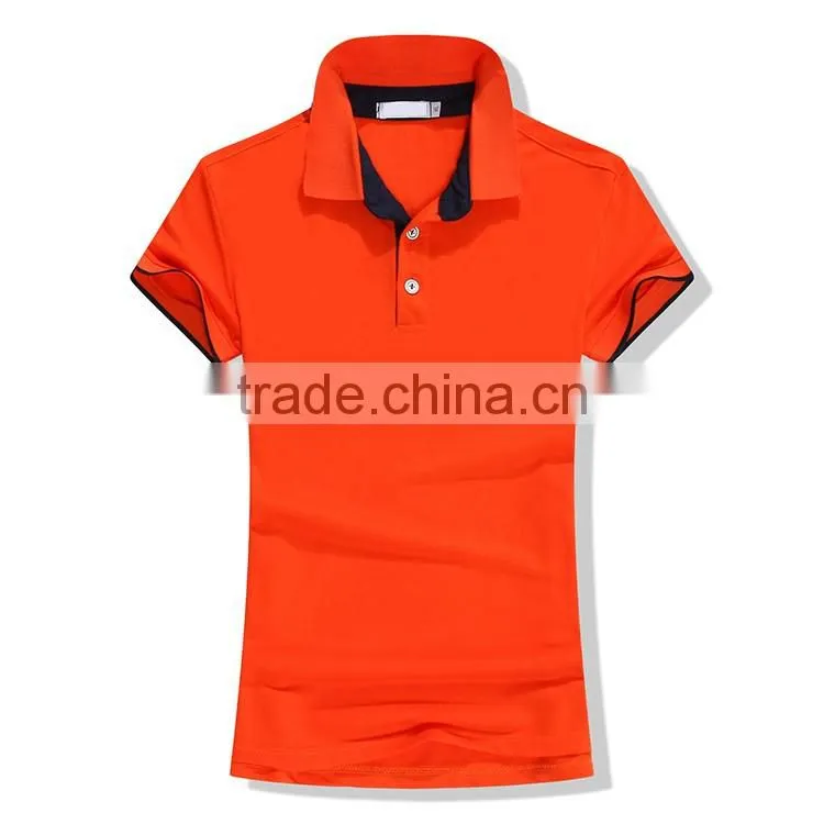 Fancy design custom wholesale women slim fit sport polo shirt