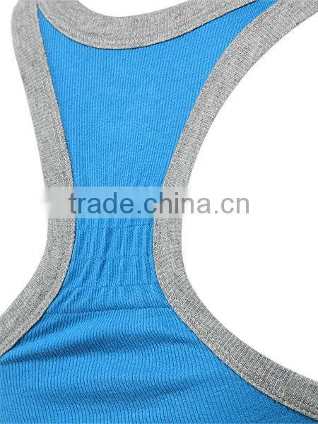 sex girls gym stringer only Women Rib Sweat Tennis Sublimation gym tank top