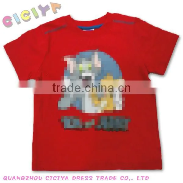 Boys cute summer short sleeve tshirt boys kids t-shirt design