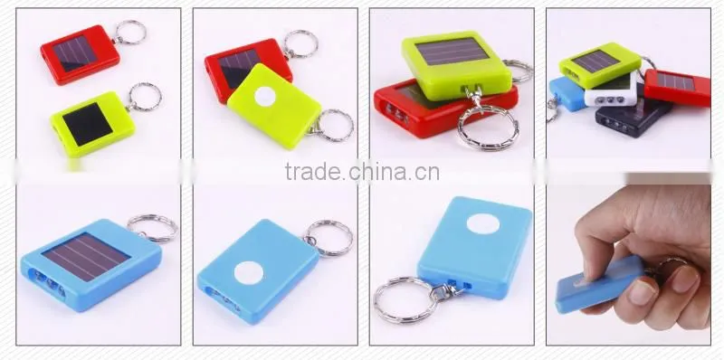 solar flashlight key chain