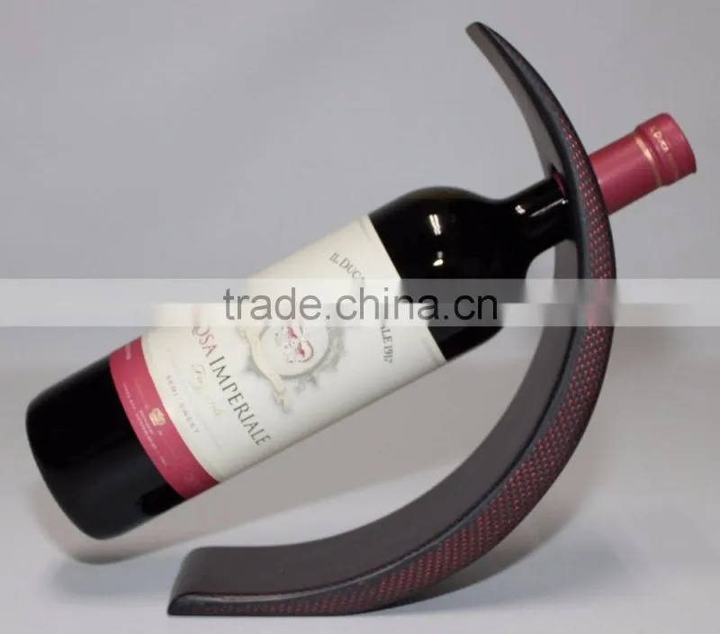 100% Real Carbon Fiber Wine Bottle Holder Red Wine Display Rack