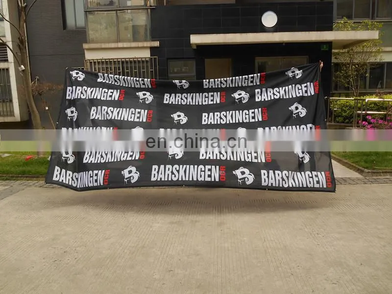 Printing Flag Banner Advertisement For Shampoo
