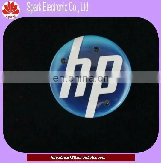 CE,RoHS approved led flashing badge pins