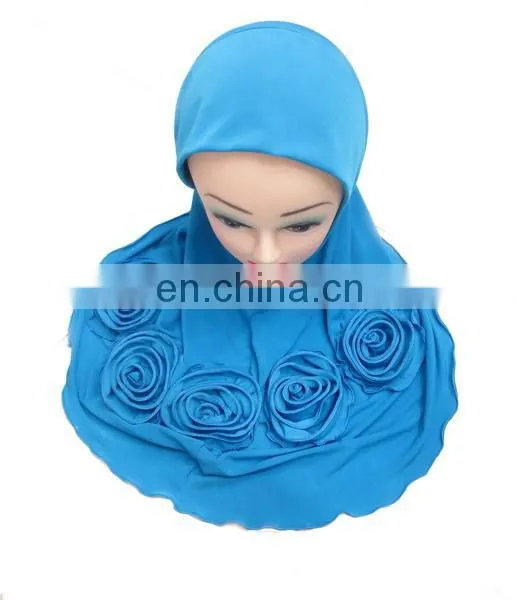 Hijabs Islamic Scarf Shemagh Fashion Scarf In Blue