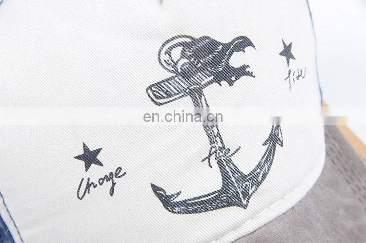 TOROS unisex metal closure print distressed patch baseball cap