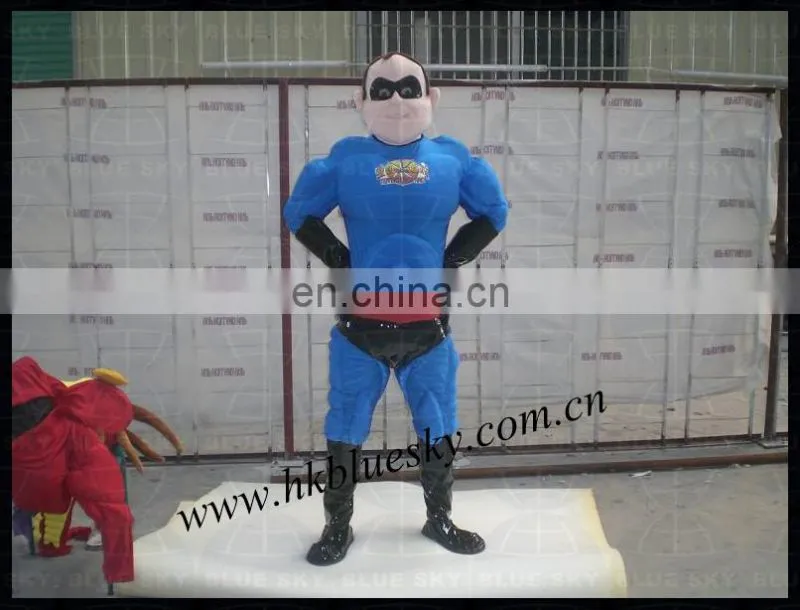 custom superman mascot
