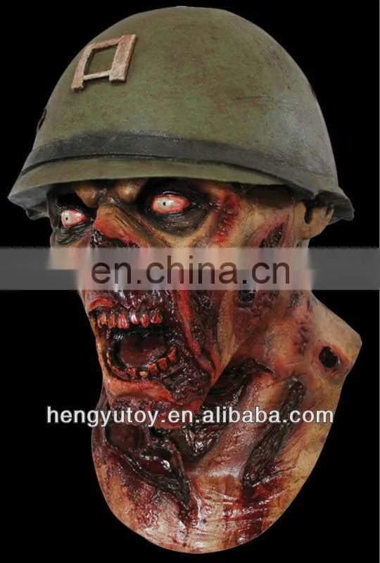 Latex Adult Tongue Zombie Mask Undead Walker Halloween Ghoulish Productions